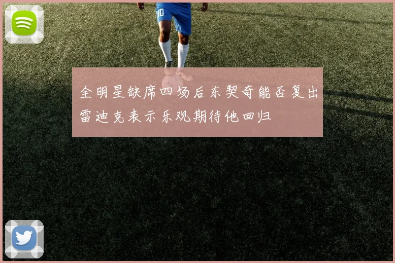 全明星缺席四场后东契奇能否复出雷迪克表示乐观期待他回归