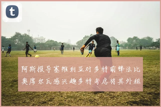 阿斯报导塞维利亚对多特前锋法比奥席尔瓦感兴趣多特考虑将其外租